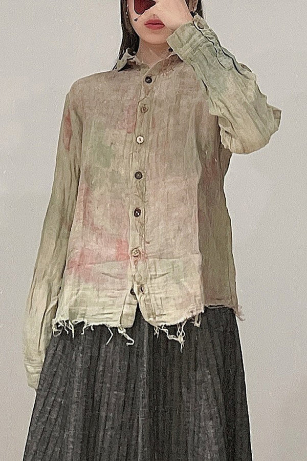 ARCHIVIO J.M.Ribot Women's Natural Dyed Liner AWSH06/ND